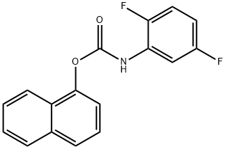 Carbamic acid, (2,5-difluorophenyl)-, 1-naphthalenyl ester (9CI)
