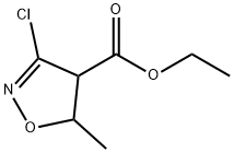 4-Isoxazolecarboxylicacid,3-chloro-4,5-dihydro-5-methyl-,ethylester(9CI)