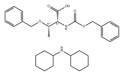 N-[苄氧羰基]-O-苄基-D-苏氨酸二环己基铵盐