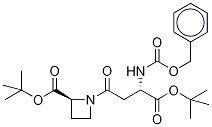 TERT-BUTYL L-N-(3-BENZYLOXYCARBONYLAMINO-3-(S)-TERT-BUTYLCARBOXY-1-OXOPROPYL-AZETIDINE-2-CARBOXYLATE