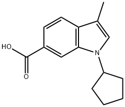 1-cyclopentyl-3-Methyl-1H-indole-6-carboxylic acid