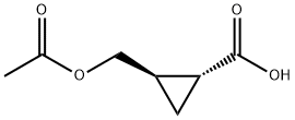 Cyclopropanecarboxylic acid, 2-[(acetyloxy)methyl]-, (1R-trans)- (9CI)