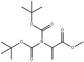 甲基 2-(二[(叔-丁氧基)羰基]氨基)丙-2-烯桥酯