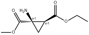 1,2-Cyclopropanedicarboxylicacid,1-amino-,2-ethyl1-methylester,cis-(9CI)