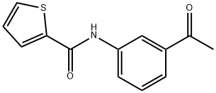 N-(3-acetylphenyl)thiophene-2-carboxamide
