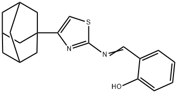2-({[4-(1-adamantyl)-1,3-thiazol-2-yl]imino}methyl)phenol