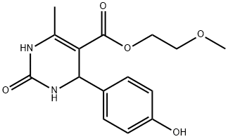 2-methoxyethyl 4-(4-hydroxyphenyl)-6-methyl-2-oxo-1,2,3,4-tetrahydropyrimidine-5-carboxylate
