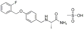 (S)-2-((4-((2-氟苄基)氧基)苄基)-氨基)丙酰胺甲烷磺酸酯