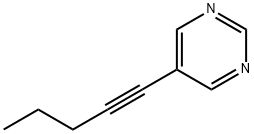 Pyrimidine, 5-(1-pentynyl)- (9CI)