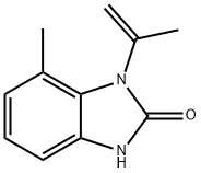 2H-Benzimidazol-2-one,1,3-dihydro-7-methyl-1-(1-methylethenyl)-(9CI)