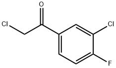 Ethanone, 2-chloro-1-(3-chloro-4-fluorophenyl)- (9CI)