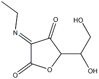 L-threo-3-Hexulosonic  acid,  2-deoxy-2-(ethylimino)-,  -gamma--lactone,  radical  ion(1-)  (9CI)