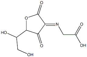L-threo-3-Hexulosonic  acid,  2-[(carboxymethyl)imino]-2-deoxy-,  -gamma--lactone,  radical  ion(1-)  (9CI)