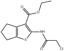 2-[(氯乙酰基)氨基]-5,6-二氢-4H-环戊烷并[B]噻吩-3-甲酸乙酯