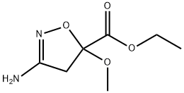 5-Isoxazolecarboxylicacid,3-amino-4,5-dihydro-5-methoxy-,ethylester(9CI)