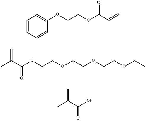 2-Methyl-2-propenoic acid polymer with 2-[2-(2-ethoxyethoxy)ethoxy]ethyl 2-methyl-2-propenoate and 2-phenoxyethyl 2-propenoate, graft