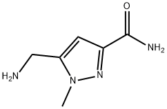 1H-Pyrazole-3-carboxamide,5-(aminomethyl)-1-methyl-(9CI)