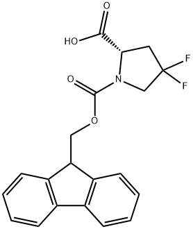 (S)-1-(((9H-芴-9-基)甲氧基)羰基)-4,4-二氟吡咯烷-2-羧酸