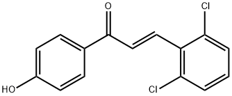 2-Propen-1-one, 3-(2,6-dichlorophenyl)-1-(4-hydroxyphenyl)-, (E)- (9CI)