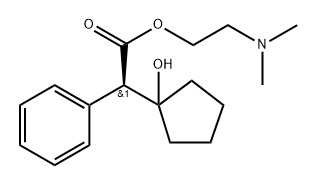 Benzeneacetic acid, α-(1-hydroxycyclopentyl)-, 2-(dimethylamino)ethyl ester, (R)-