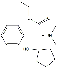 Benzeneacetic acid, α-(1-hydroxycyclopentyl)-, 2-(dimethylamino)ethyl ester, (S)-