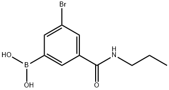 5-Bromo-3-(N-propylaminocarbonyl)phenylboronic acid