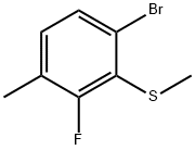 1-Bromo-3-fluoro-4-methyl-2-(methylsulfanyl)benzene