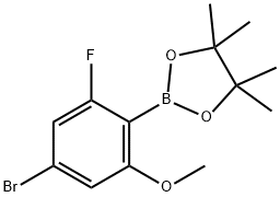 4-Bromo-2-fluoro-6-methoxyphenylboronic acid pinacol ester