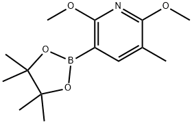 2,6-Dimethoxy-5-methyl-3-(4,4,5,5-tetramethyl-1,3,2-dioxaborolan-2-yl)pyridine