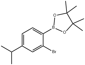 2-Bromo-4-isopropylphebylboronic acid pinacol ester