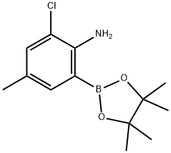 2-AMINO-3-CHLORO-5-METHYLPHENYLBORONIC ACID, PINACOL ESTER