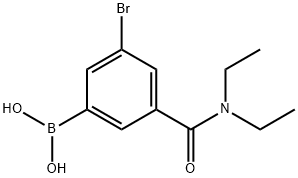 (3-溴-5-(二乙基氨甲酰)苯基)硼酸 (请以英文为准,中文仅做参考)