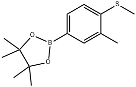 3-Methyl-4-(methylthio)phenylboronic acid, pinacol ester