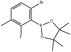 6-Bromo-2-fluoro-3-methylphenylboronic acid pinacol ester