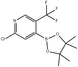 2-氯-4-(4,4,5,5-四甲基-1,3,2-二氧硼杂环戊烷-2-基)-5-(三氟甲基)吡啶