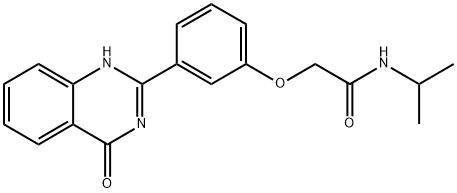 N-异丙基-2-(3-(4-喹唑啉酮-2-基)苯氧基)乙酰胺
