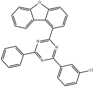 2-(3-氯苯基)-4-(1-二苯并呋喃基)-6-苯基-1,3,5-三嗪