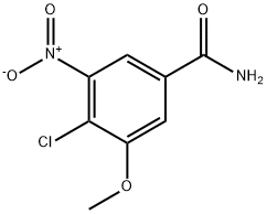 4-Chloro-3-methoxy-5-nitrobenzamide