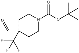 4-甲酰基-4-(三氟甲基)哌啶-1-羧酸叔丁酯