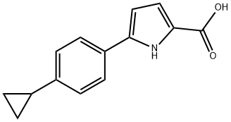 5-(4-cyclopropylphenyl)-1H-pyrrole-2-carboxylicacid