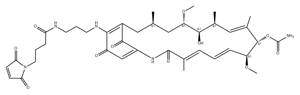 Geldanamycin, 17-demethoxy-17-[[3-[[4-(2,5-dihydro-2,5-dioxo-1H-pyrrol-1-yl)-1-oxobutyl]amino]propyl]amino]-