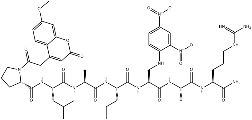 MCA-PRO-LEU-ALA-NVA-DAP(DNP)-ALA-ARG-NH2