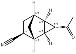 Tricyclo[3.2.1.02,4]octane-6-carbonitrile, 3-acetyl-, (1R,2R,3S,4S,5R,6S)-rel- (9CI)