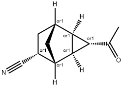 Tricyclo[3.2.1.02,4]octane-6-carbonitrile, 3-acetyl-, (1R,2R,3S,4S,5R,6R)-rel- (9CI)