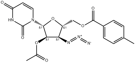 2'-O-Acetyl-3'-azido-5'-O-(p-Toluoyl))-3'-deoxyuridine