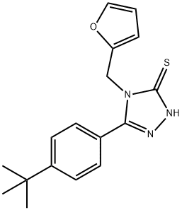 5-(4-叔丁基苯基)-4-(呋喃-2-基甲基)-4H-1,2,4-三唑-3-硫醇