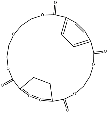 3,6,13,16,19-Pentaoxatricyclo[19.2.2.28,11]heptacosa-8,9,10,21,23,24-hexaene-2,7,12,20-tetrone