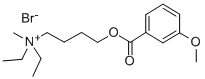 Ammonium, diethyl(4-hydroxybutyl)methyl-, bromide, m-anisate