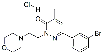 6-(3-bromophenyl)-4-methyl-2-(2-morpholin-4-ylethyl)pyridazin-3-one hy drochloride