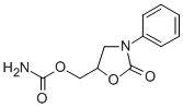 2-Oxo-3-phenyl-5-oxazolidinylmethyl=carbamate